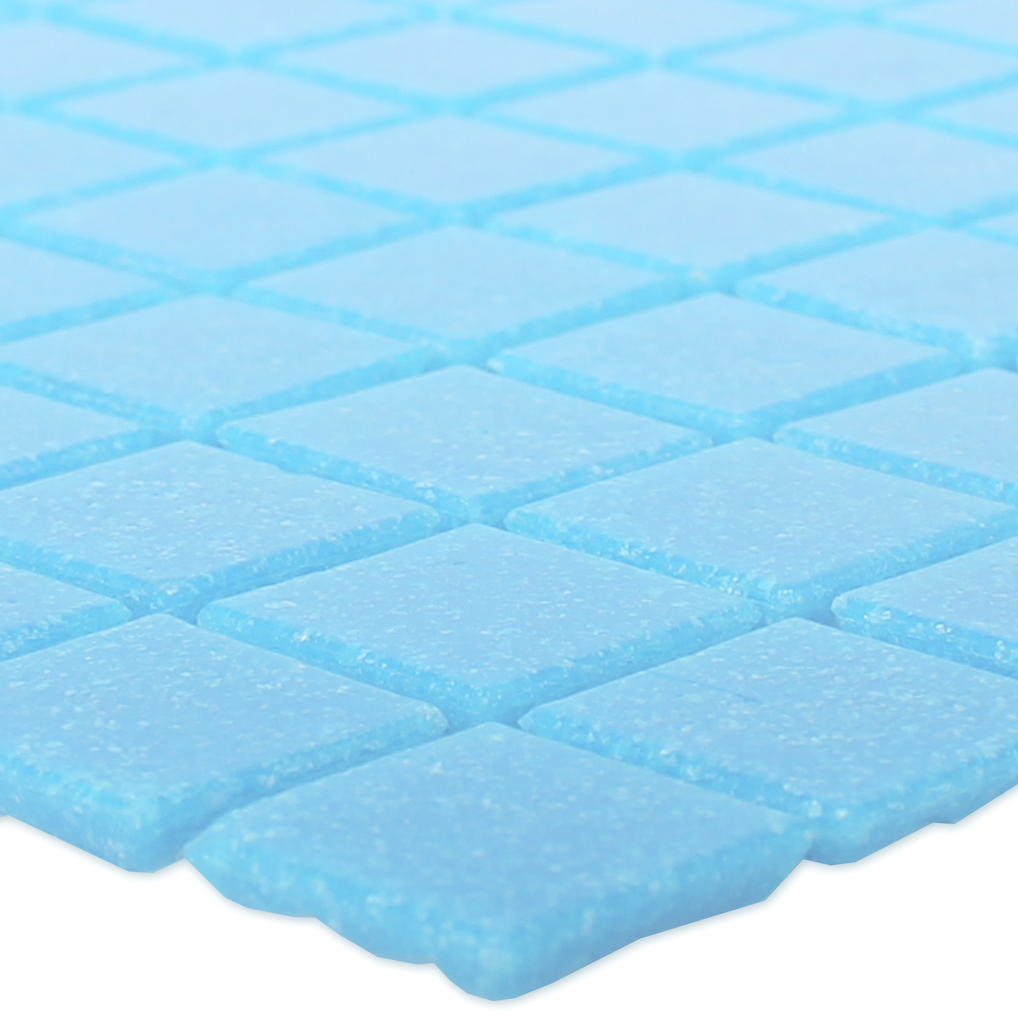 Muestra Mosaico De Cristal Azulejos Potsdam Azul Claro