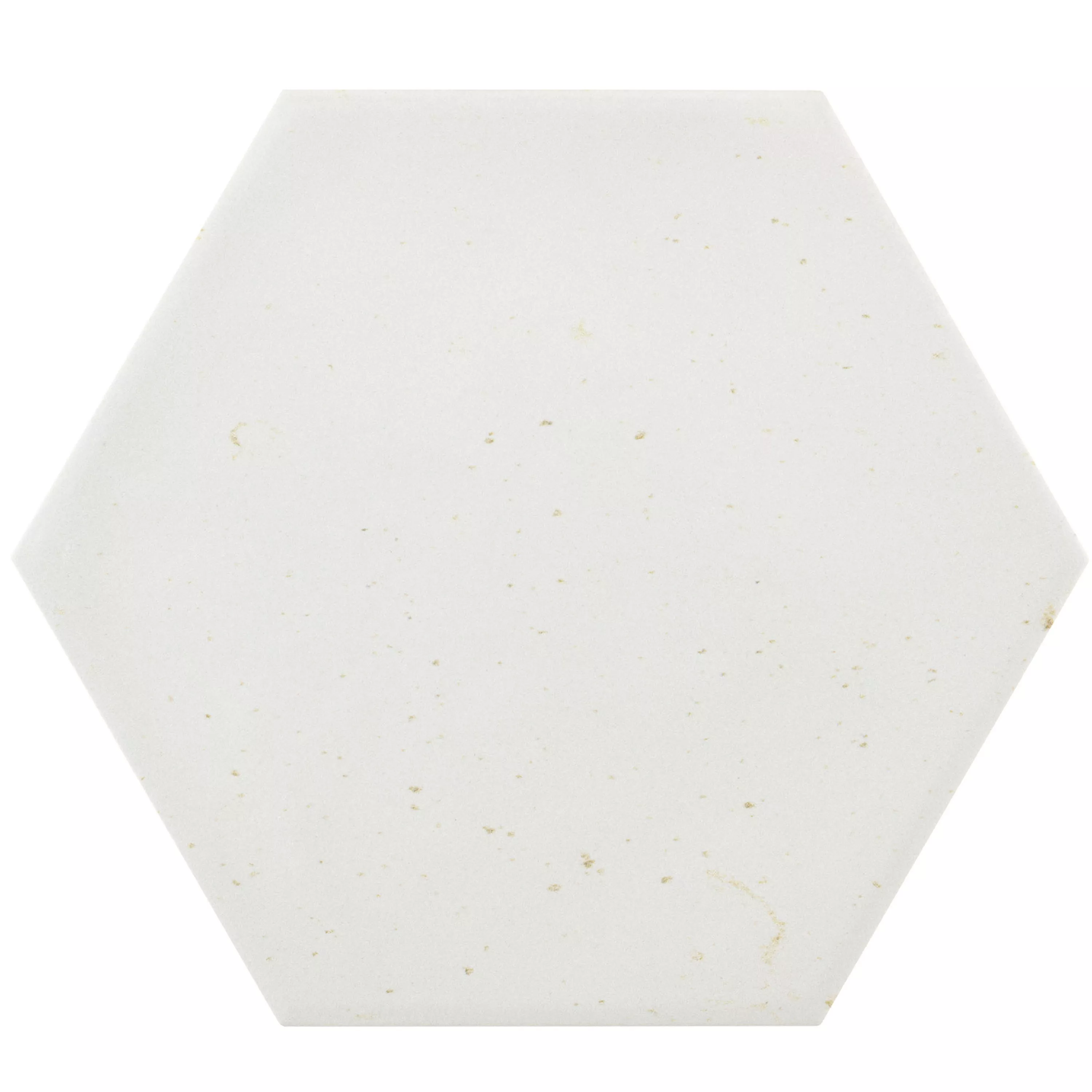 Muestra Pavimentos Arosa Mate Hexagonales Blanco 17,3x15cm