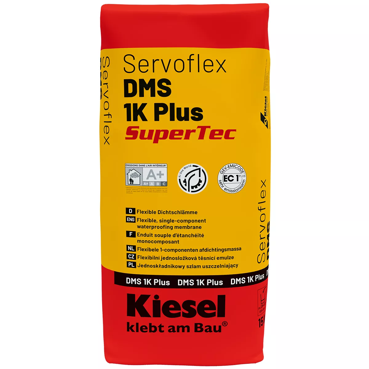 Lechada de sellado flexible Kiesel Servoflex DMS 1K Plus