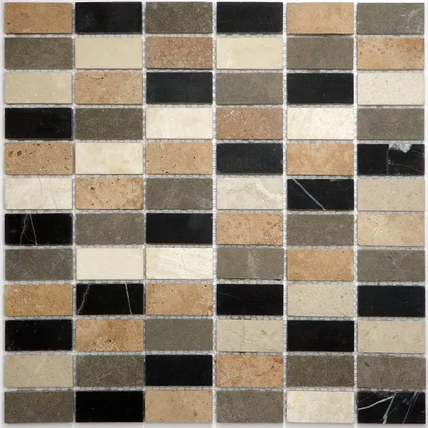 Azulejos De Mosaico Mármol 23x48x8mm Athen Multicolour