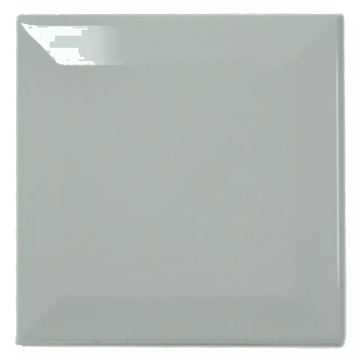Azulejo de metro Verde Brillante 10x10 cm Faceta Catarina Alga