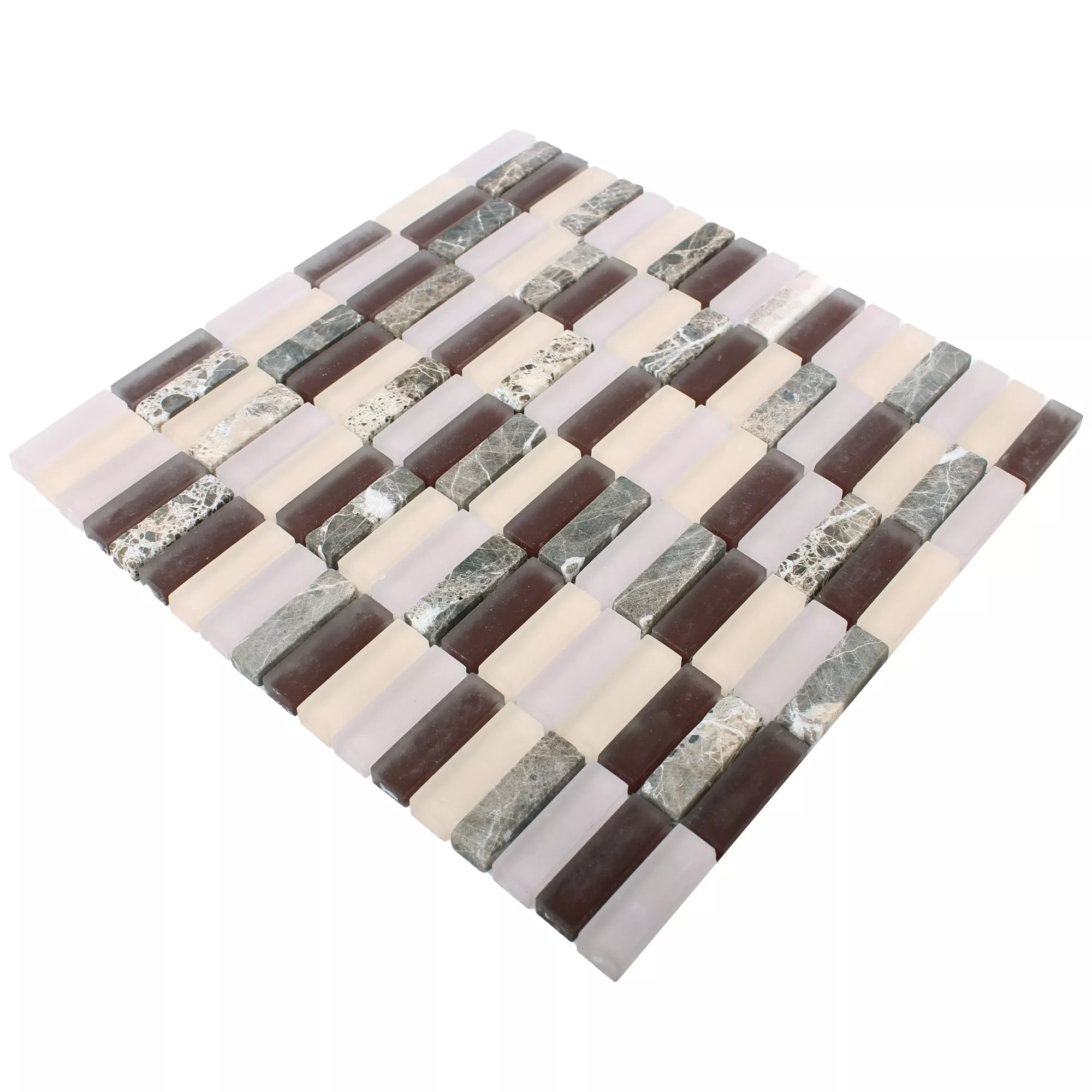 Mosaico De Cristal Azulejos De Piedra Natura Conrad Púrpura Marrón Beige Mosaico De Cristal Azulejos De Piedra Natura Conrad Púrpura Marrón Beige