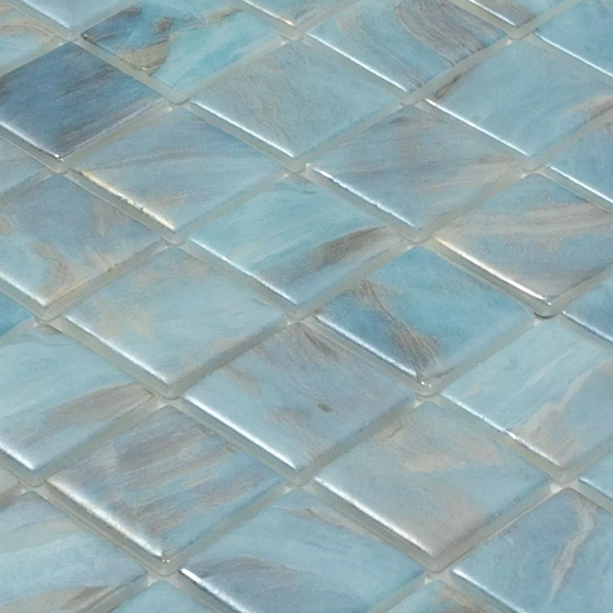 Cristal Piscina Mosaico Alassio Azul 38