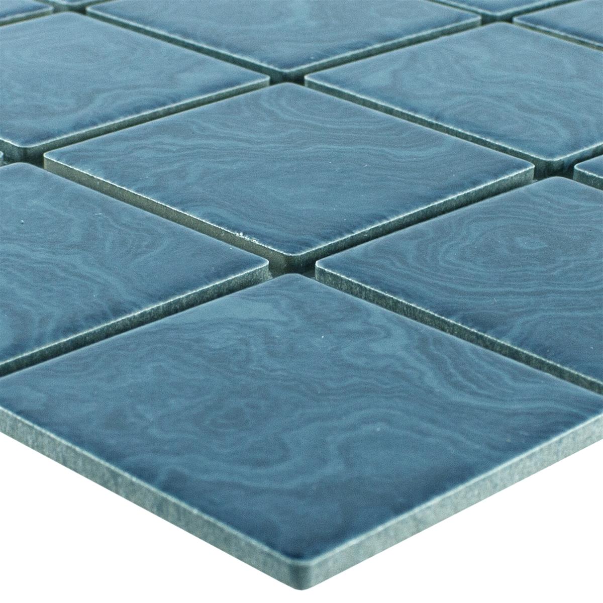 Cerámica Azulejos De Mosaico David Verde