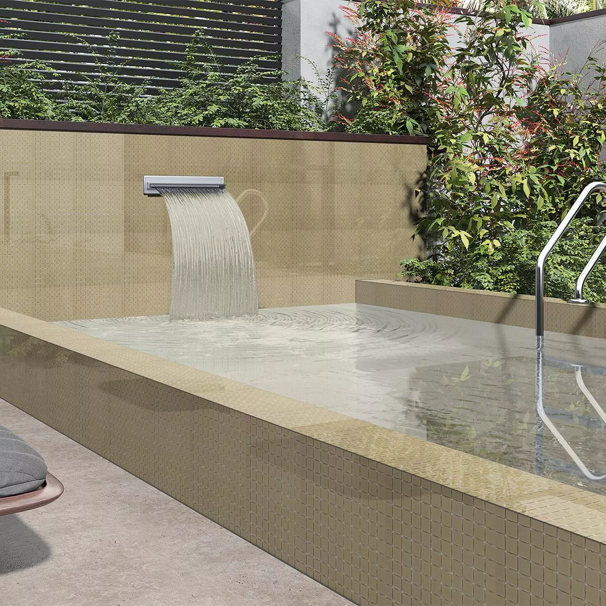 Cristal Piscina Mosaico Venetia Beige