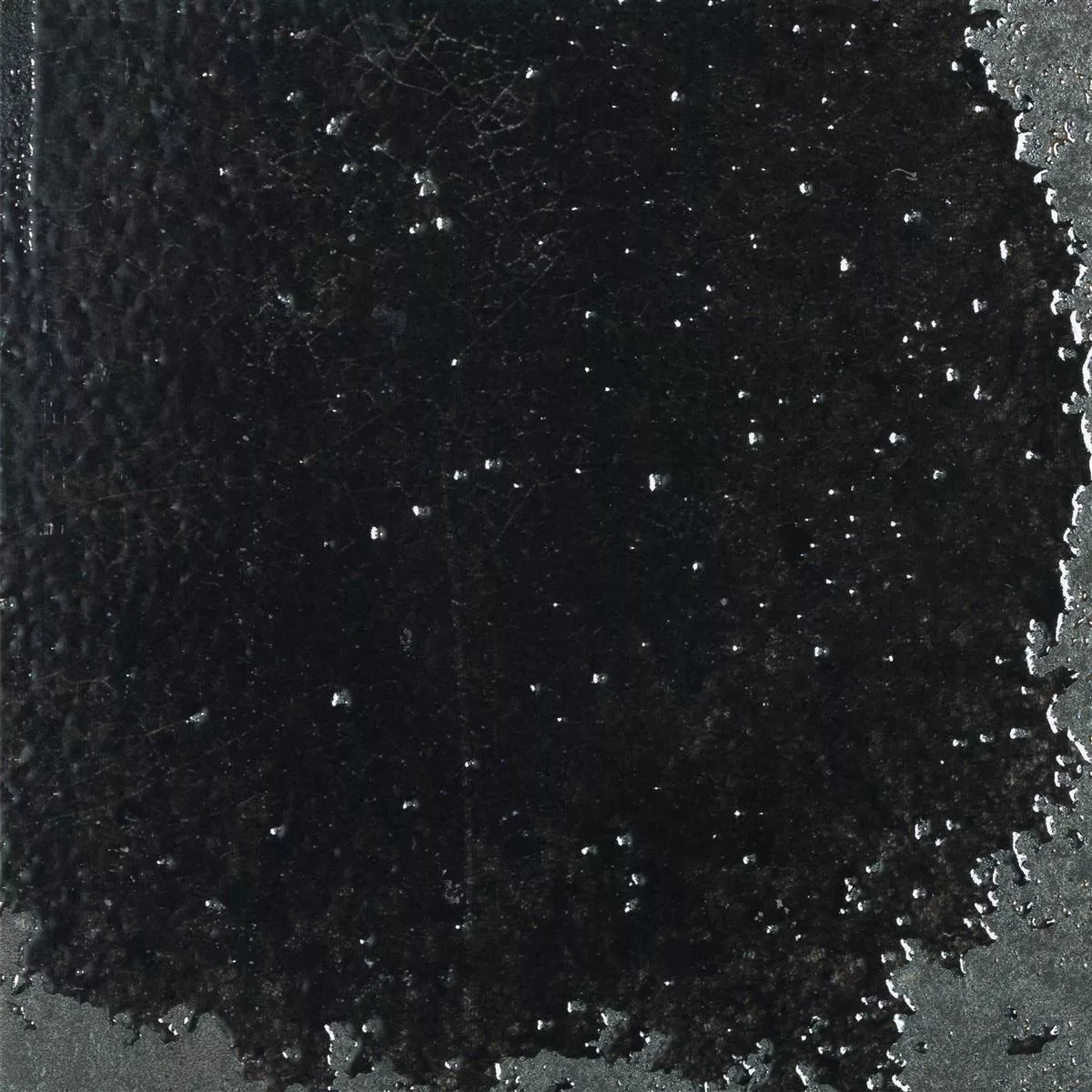 Revestimientos Lara Brillante Corrugado 15x15cm Negro Revestimientos Lara Brillante Corrugado 15x15cm Negro