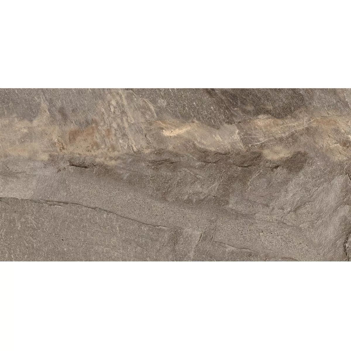 Muestra Pavimentos Homeland Aspecto De Piedra Natural R10 Bronce 30x60cm