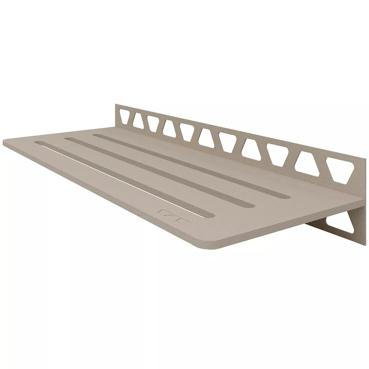 Estante de ducha estante de pared Schlüter rectángulo 30x11,5cm Wave Crema