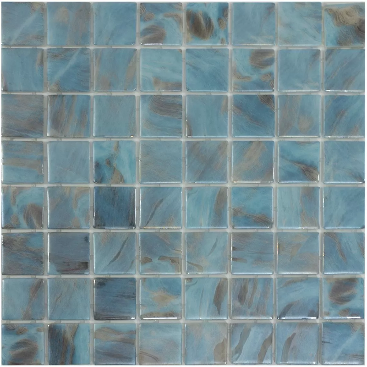 Cristal Piscina Mosaico Alassio Azul 38