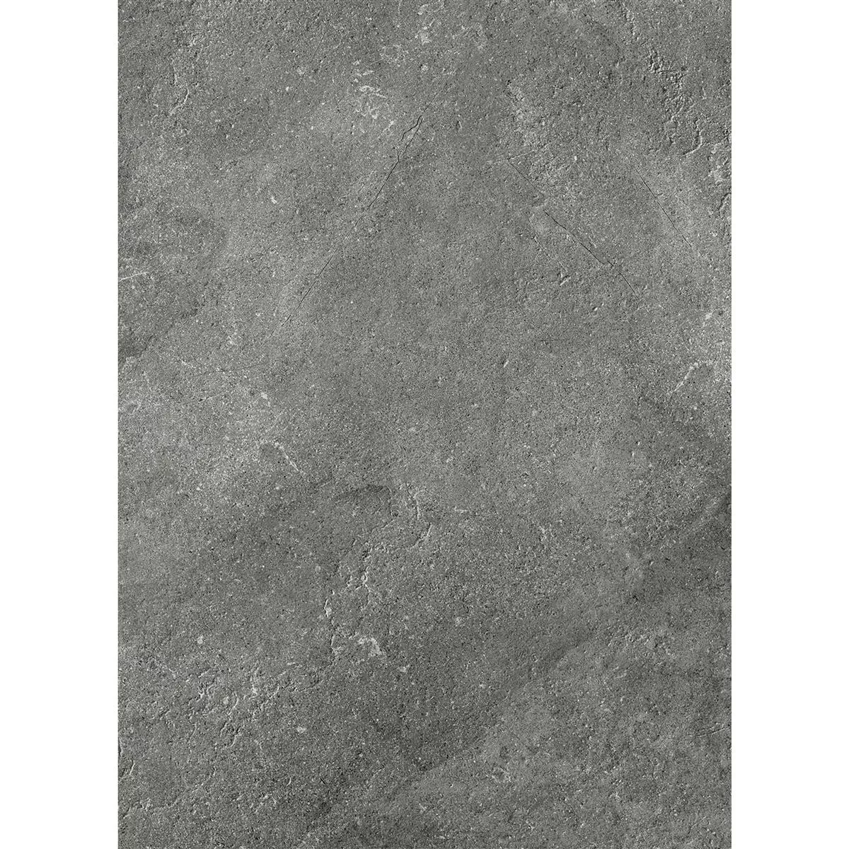 Muestra Pavimento Bangui Aspecto de Piedra 60x120cm Gris Oscuro