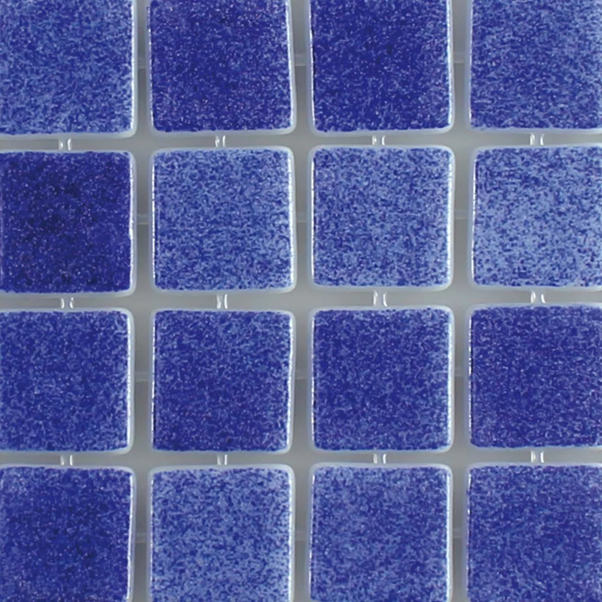 Muestra Cristal Piscina Mosaico Antonio Azul Oscuro
