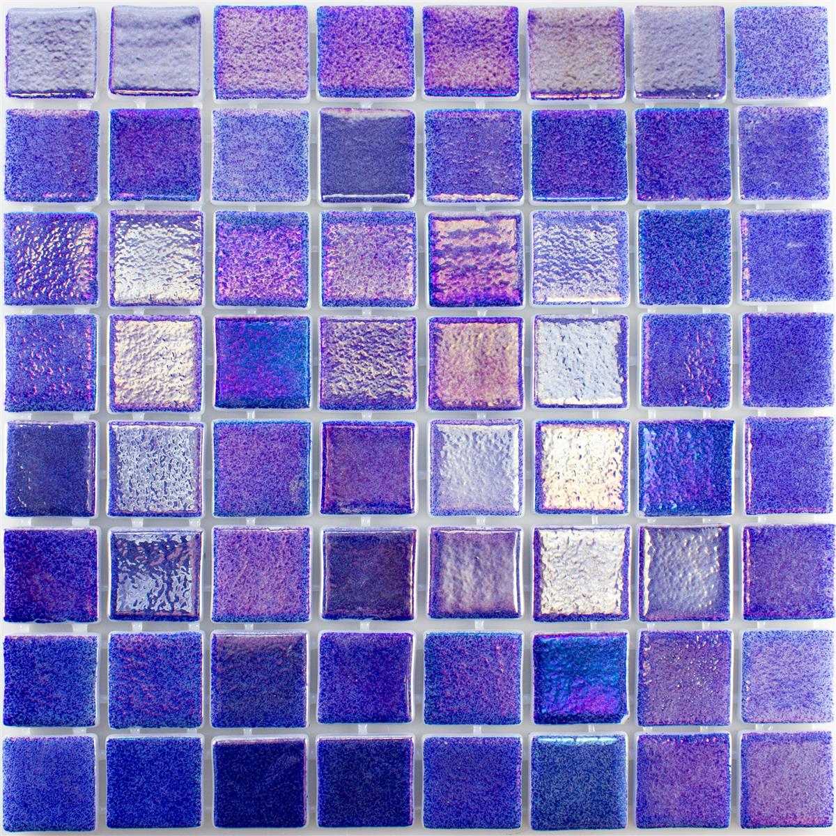 Cristal Piscina Mosaico McNeal Azul Oscuro 38