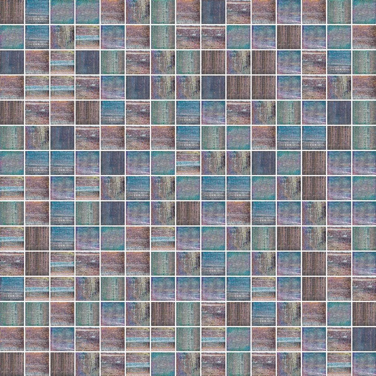 Mosaico de Cristal Azulejos Trend-Vi 838 Shining 20x20 mm Mosaico de Cristal Azulejos Trend-Vi 838 Shining 20x20 mm