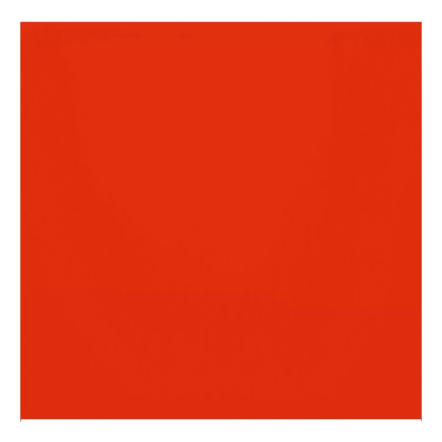 Azulejo de metro Rojo Mate 10x10 cm Sin Faceta Freyburg Rojo