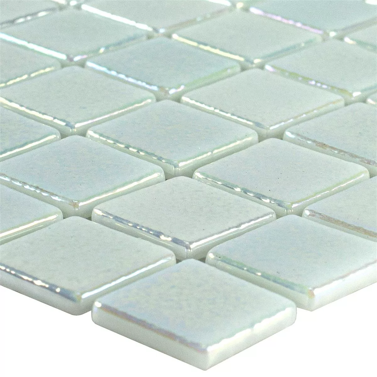 Cristal Piscina Mosaico McNeal Blanco 25