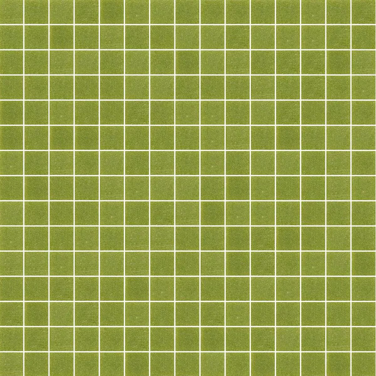 Mosaico de Cristal Azulejo Trend-Vi Vitreo 109 Verde Oliva 20x20mm