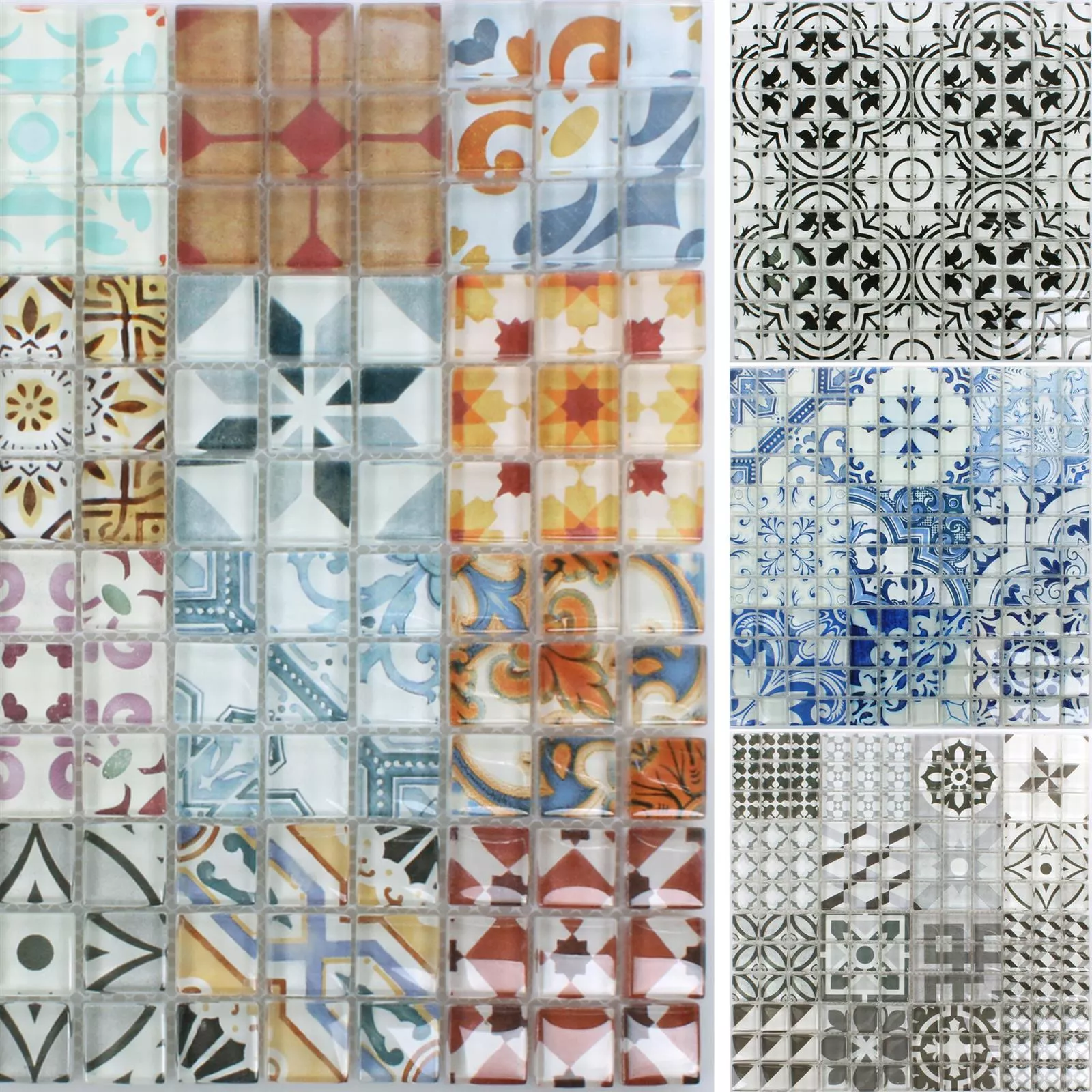 Muestra Azulejos De Mosaico Cristal Inspiration