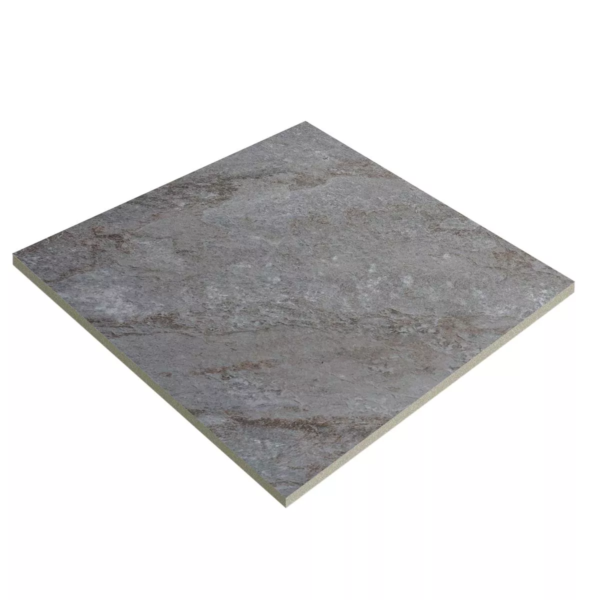 Losas Para Terrazas Azulejos De Gres Steinbach Gris 100x100x2 cm