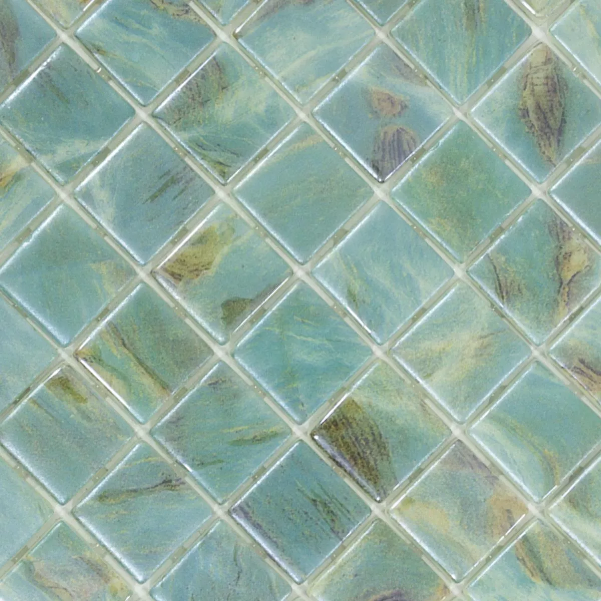 Cristal Piscina Mosaico Alassio Turquesa 25