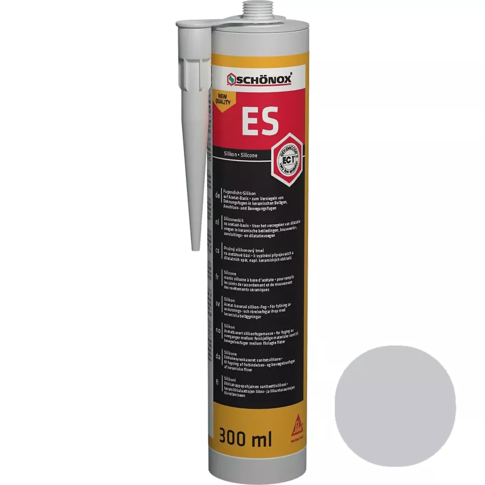 Silicona Selladora De Juntas Schönox ES Gris Plata (300ml) Silicona Selladora De Juntas Schönox ES Gris Plata (300ml)