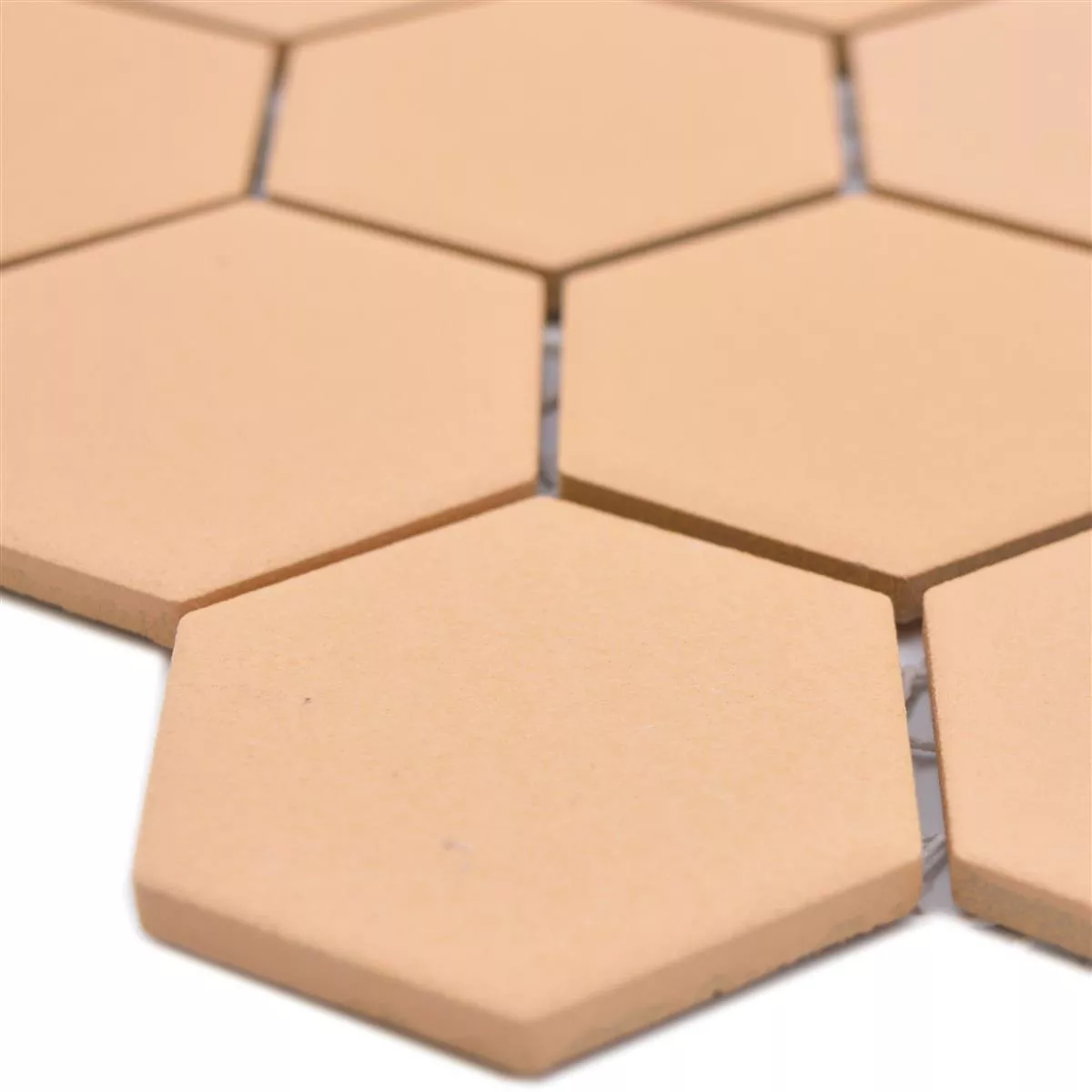 Mosaico Cerámico Bismarck R10B Hexagonales Ocre Naranja H51 Mosaico Cerámico Bismarck R10B Hexagonales Ocre Naranja H51