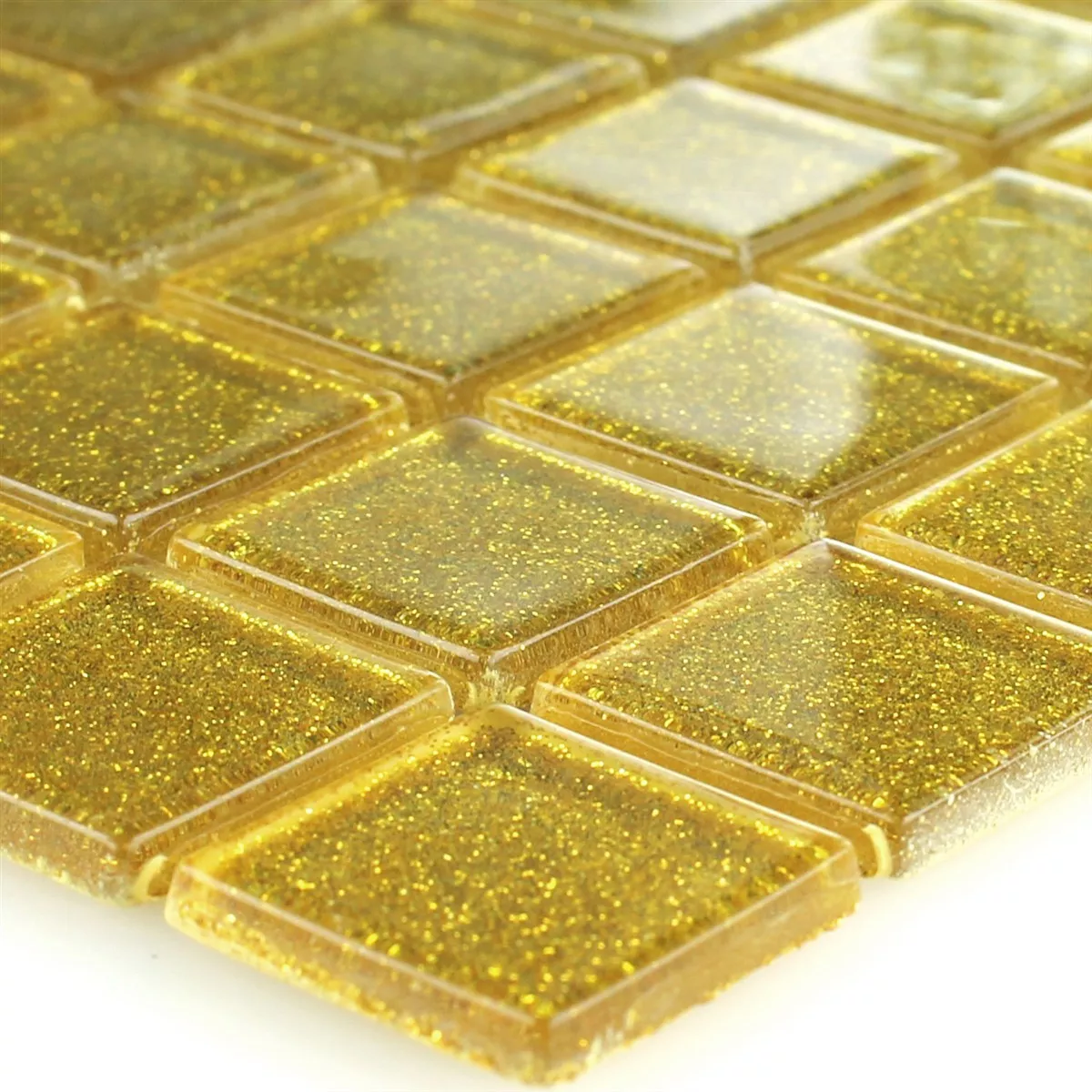 Mosaico de Cristal Azulejos Wichita Oro Brillo