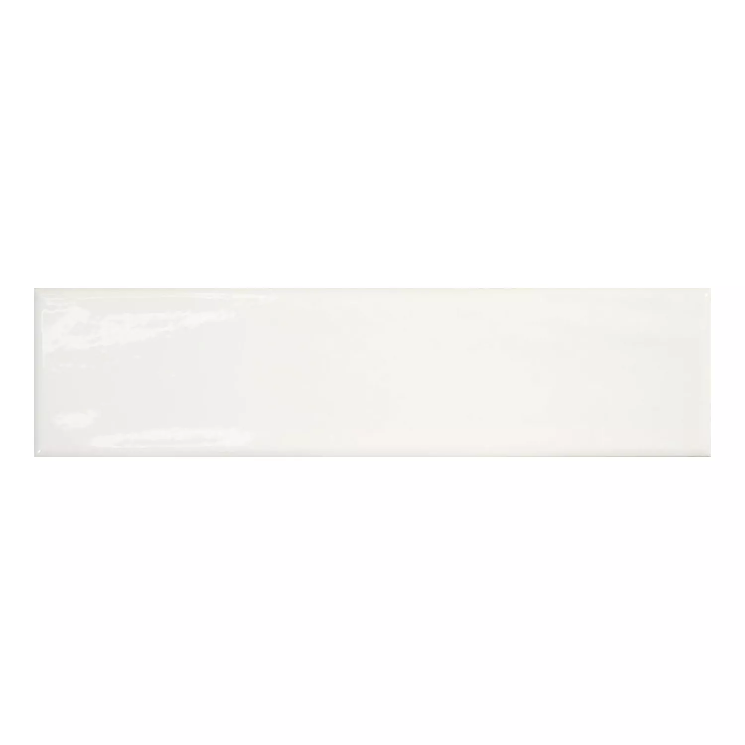Capena Blanco Brillante Rústico 7,5x30 cm Blanco