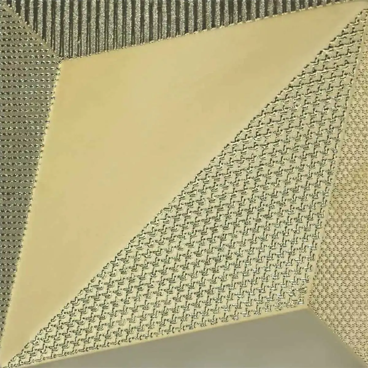 Revestimientos Skyline 3D Origami Exclusivo Estructurado Oro