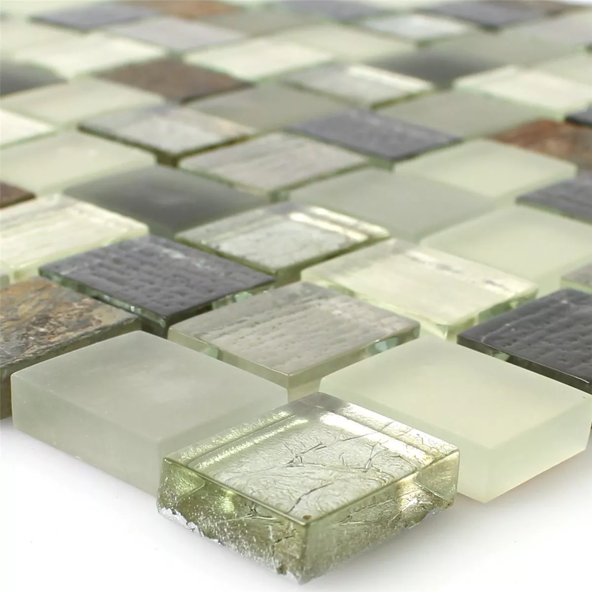 Azulejos De Mosaico Cristal Piedra Natural Rustik