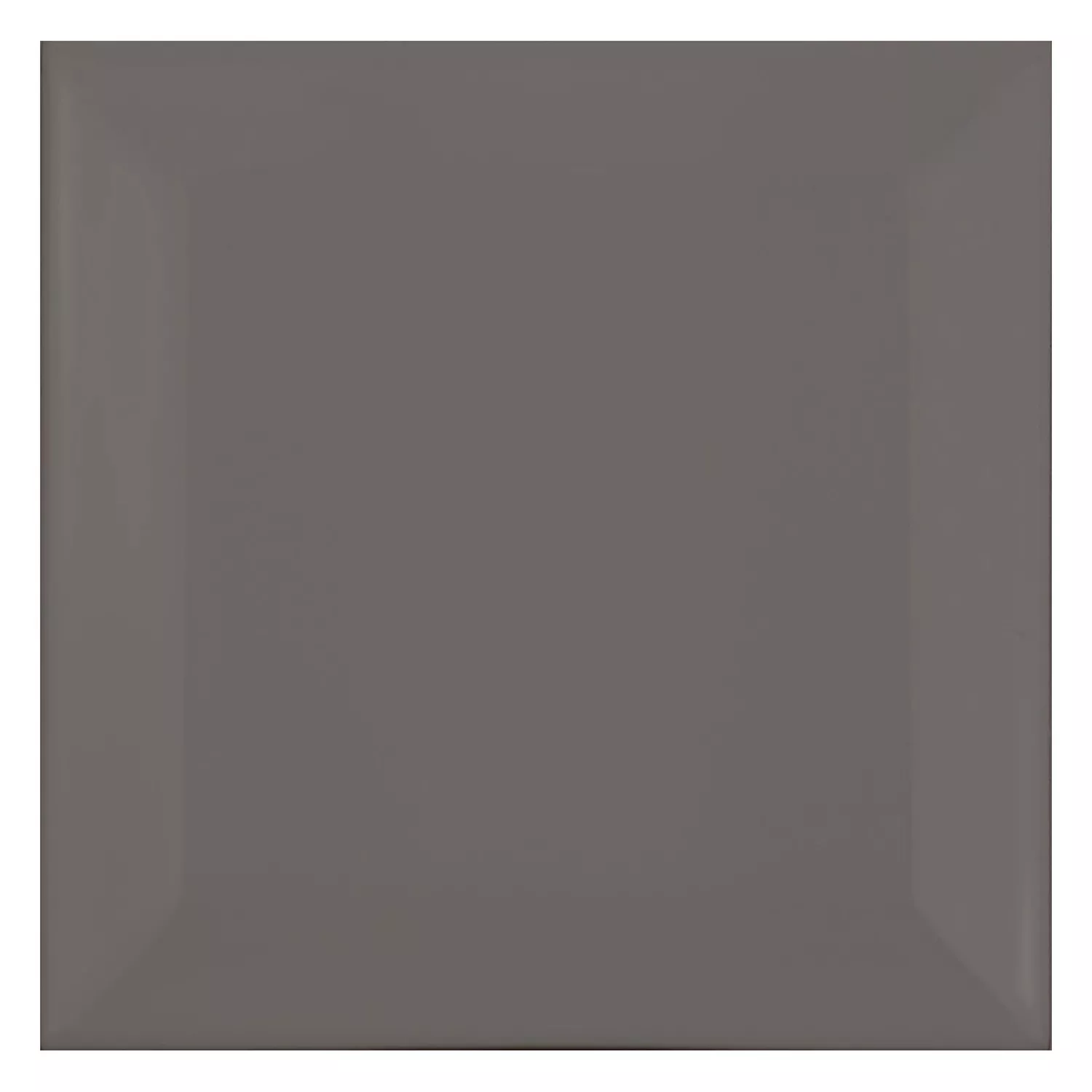 Azulejo de metro Gris Mate 10x10 cm Faceta Catarina Marengo