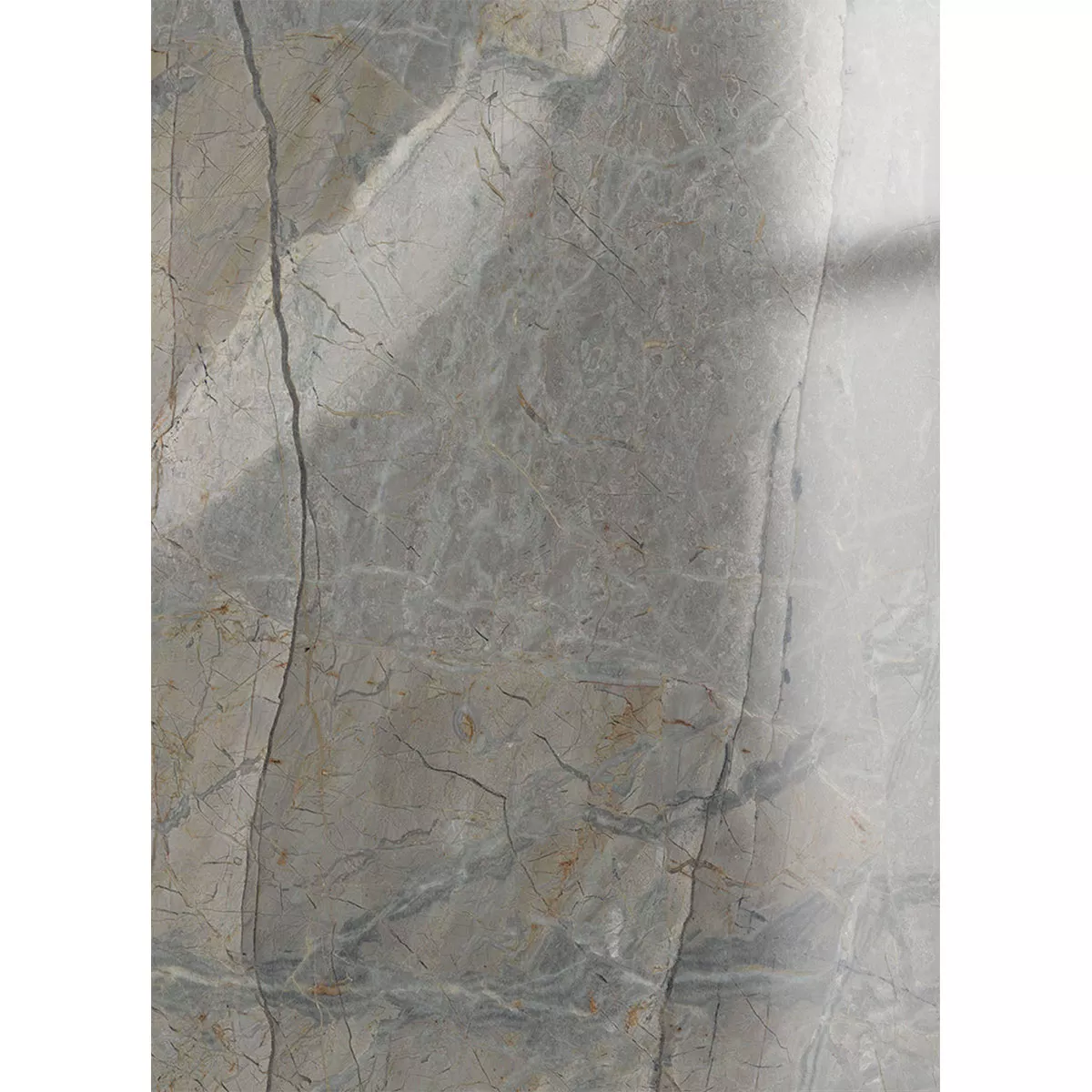 Pavimentos Ancona Aspecto De Mármol Gris Pulido Brillante 60x120cm