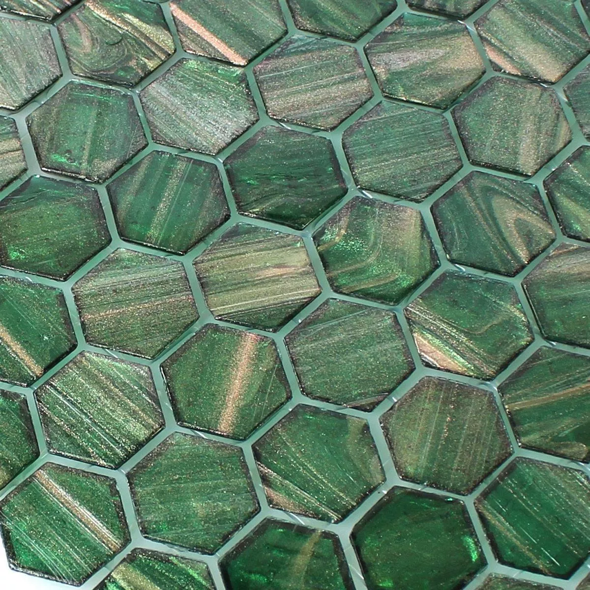 Azulejos De Mosaico Trend-Vi Cristal Hexagonales 236