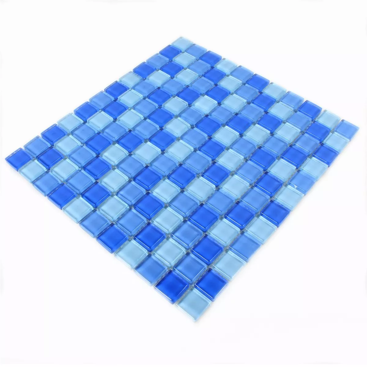 Azulejos De Mosaico Neptune Azul Mezcla