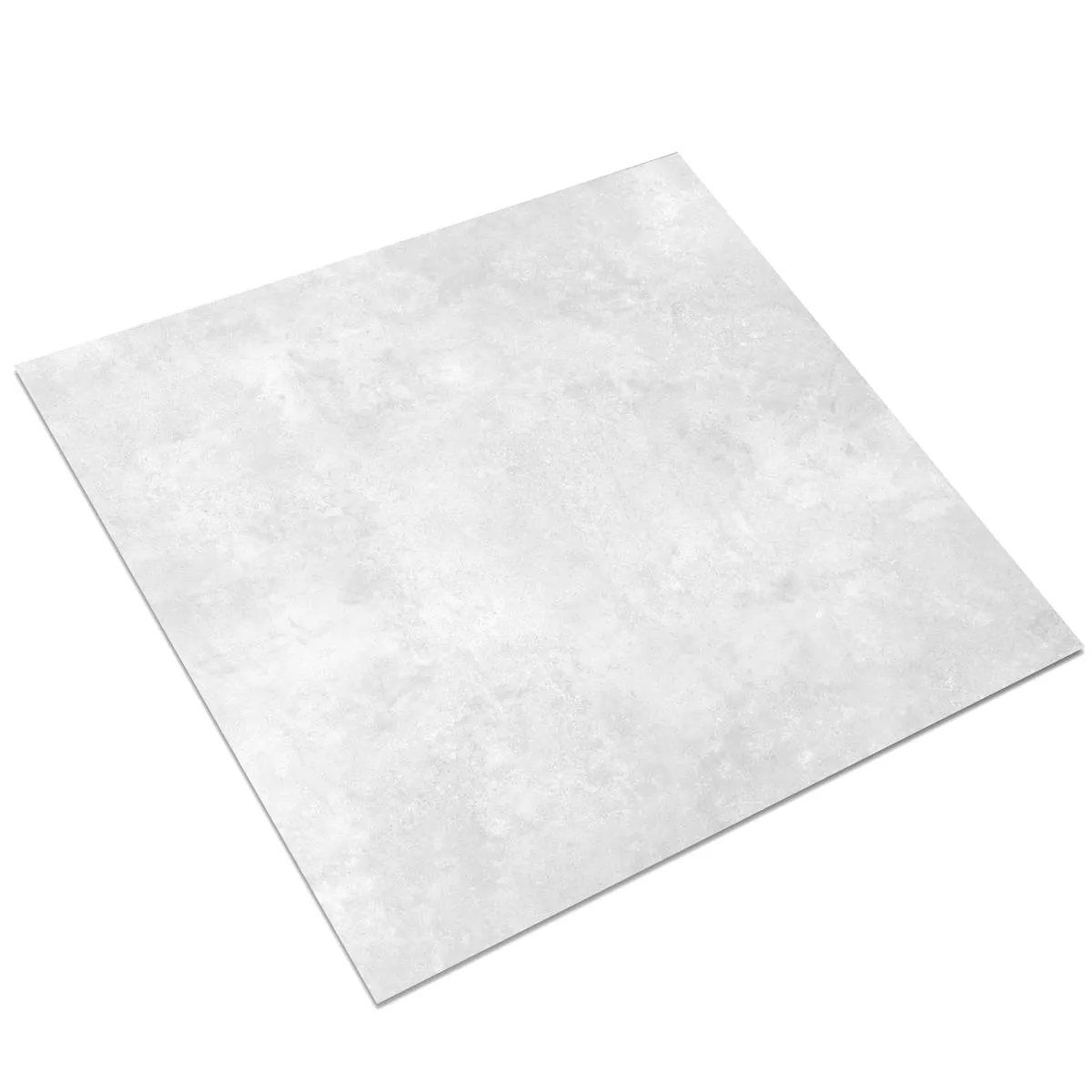 Pavimento Illusion Aspecto Metálico Lappato Blanco 120x120cm