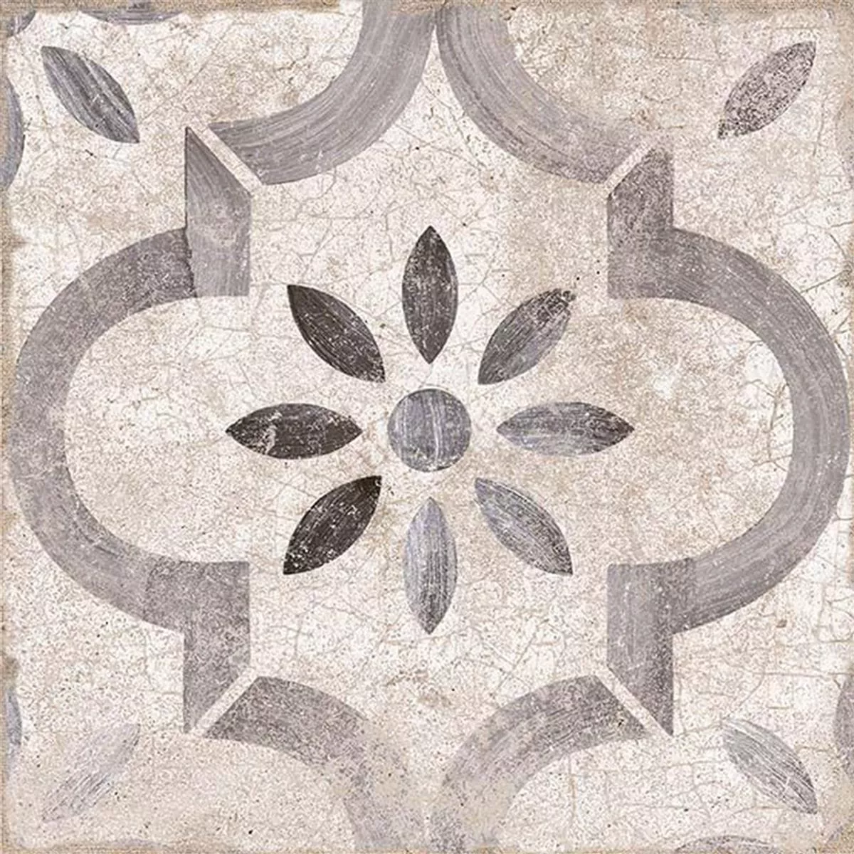 Muestra Azulejos De Gres Azulejos Allora Decoración Gris 22,5 x 22,5cm