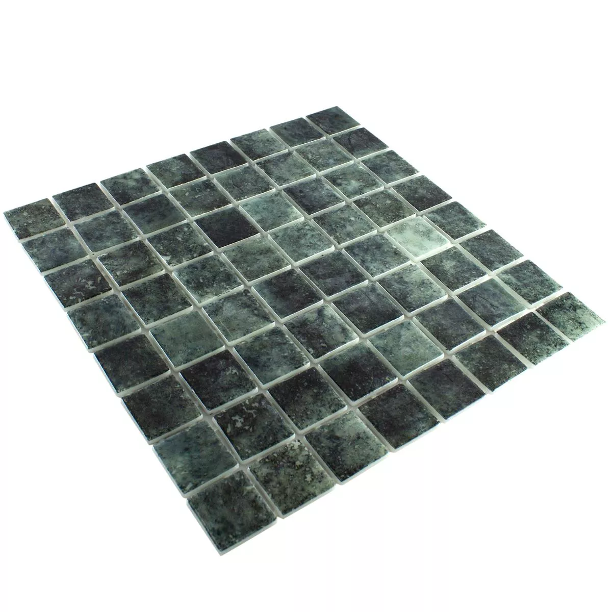 Vidrio Piscina Mosaico Baltic Negro 38x38mm