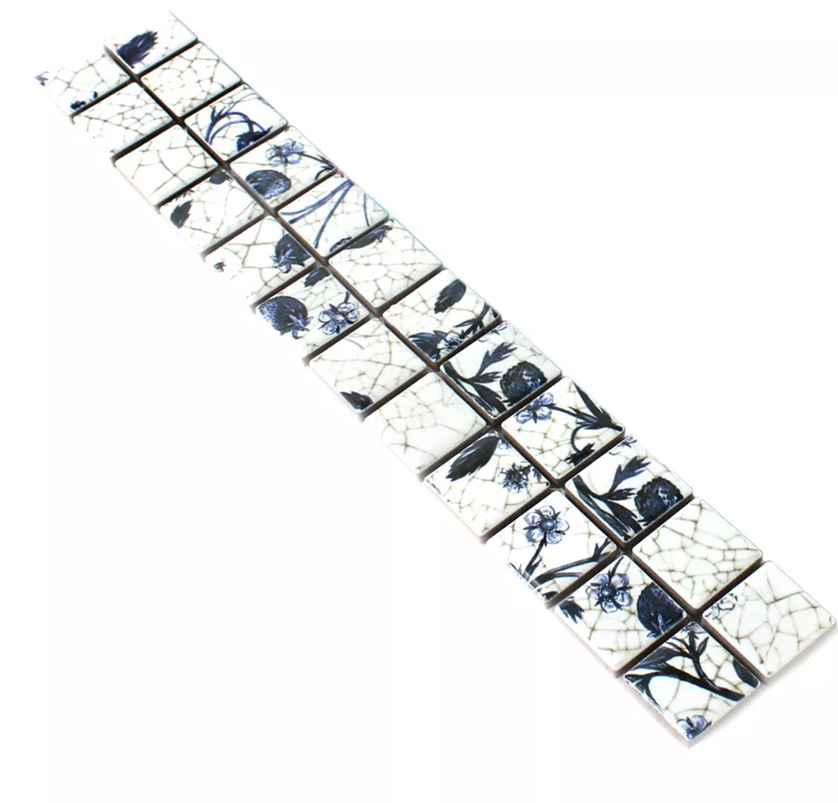 Cerámica Azulejos Borde Newbury Blanco Azul Cerámica Azulejos Borde Newbury Blanco Azul