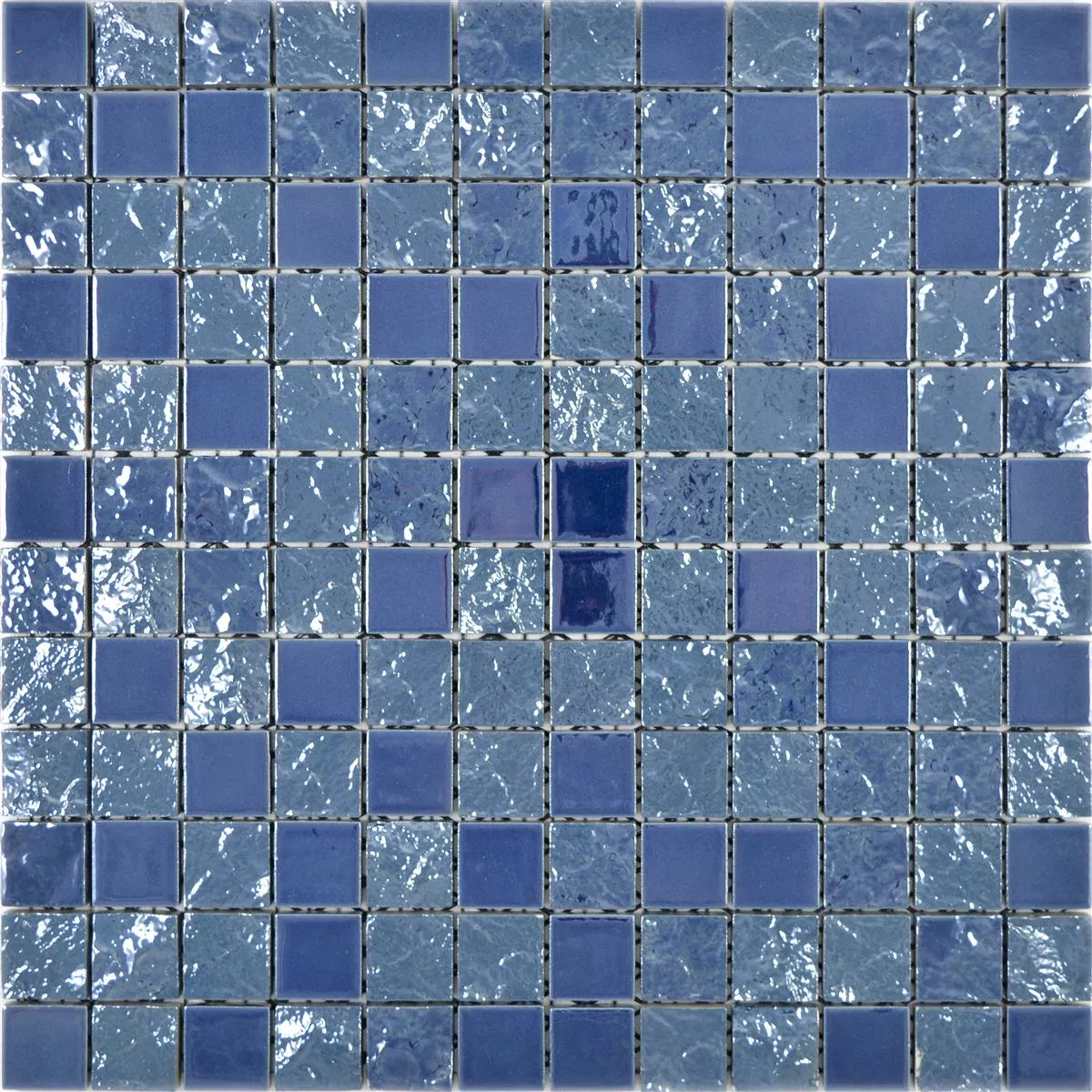 Mosaico Cerámico Azulejos Shogun 3D Azul