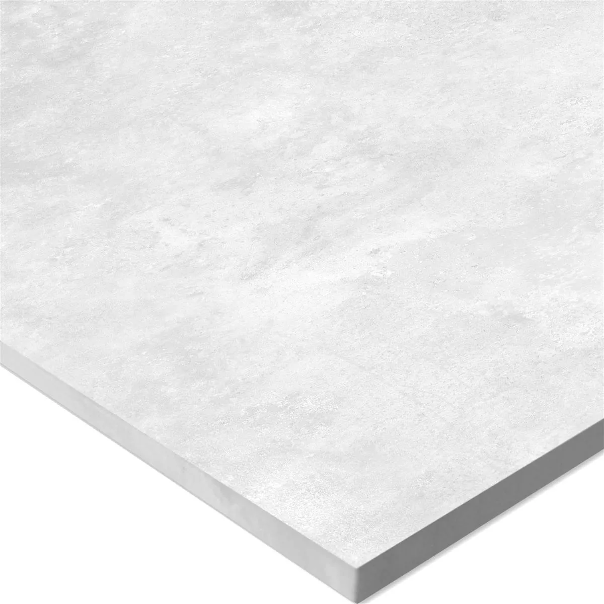 Pavimento Illusion Aspecto Metálico Lappato Blanco 60x60cm