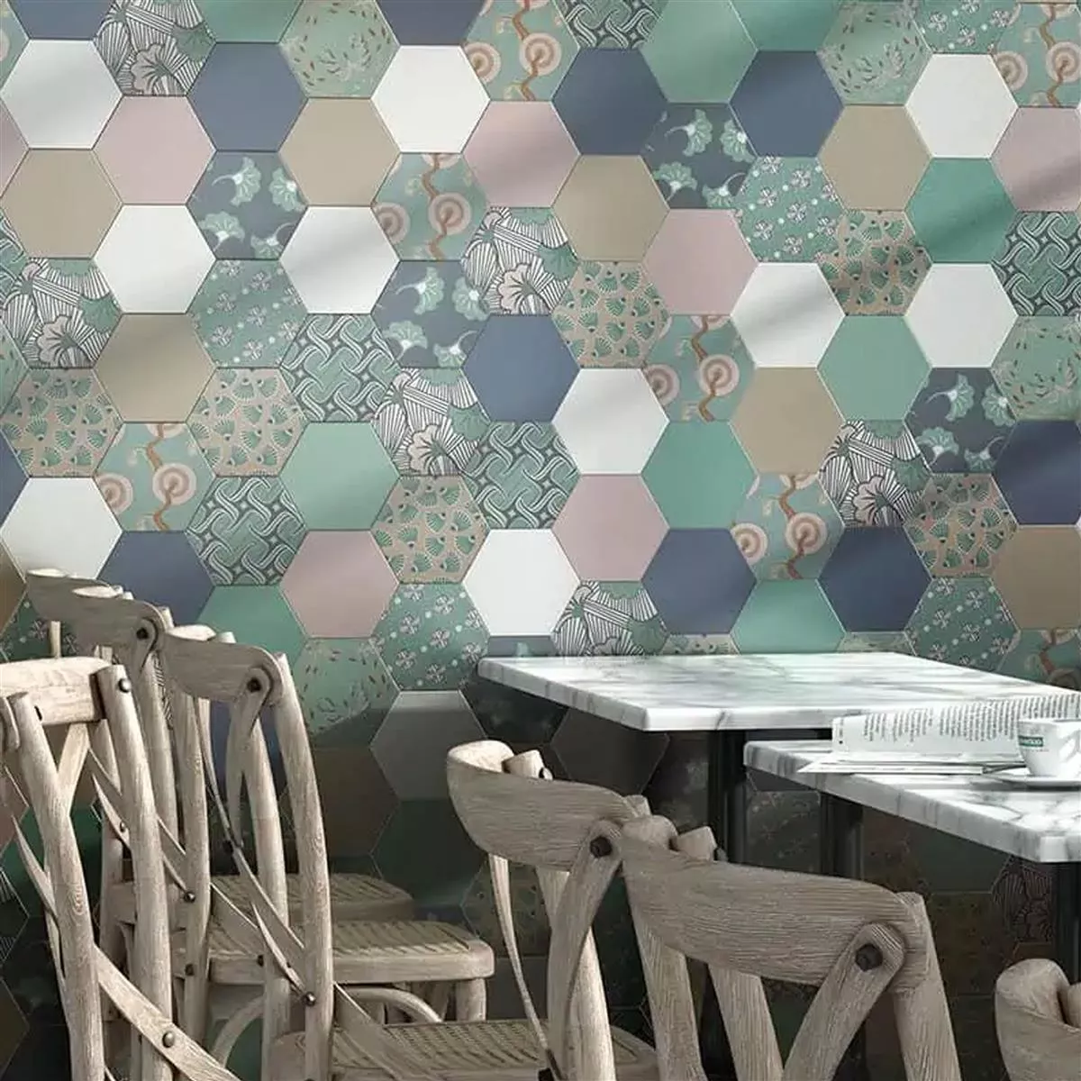Azulejos De Gres Azulejos Modena Hexagonales Decor 7