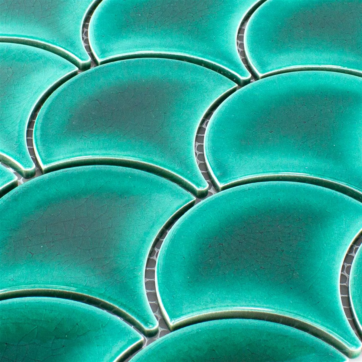Cerámica Azulejos De Mosaico Newark Verde