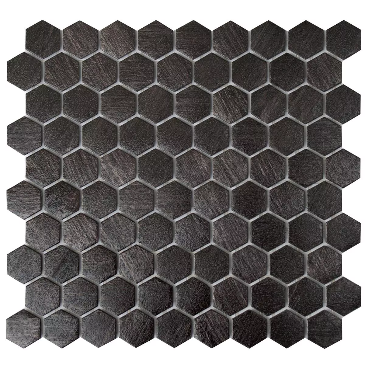 Mosaico de Cristal Azulejos Trend-Vi Hexagonales 2104 Antracita