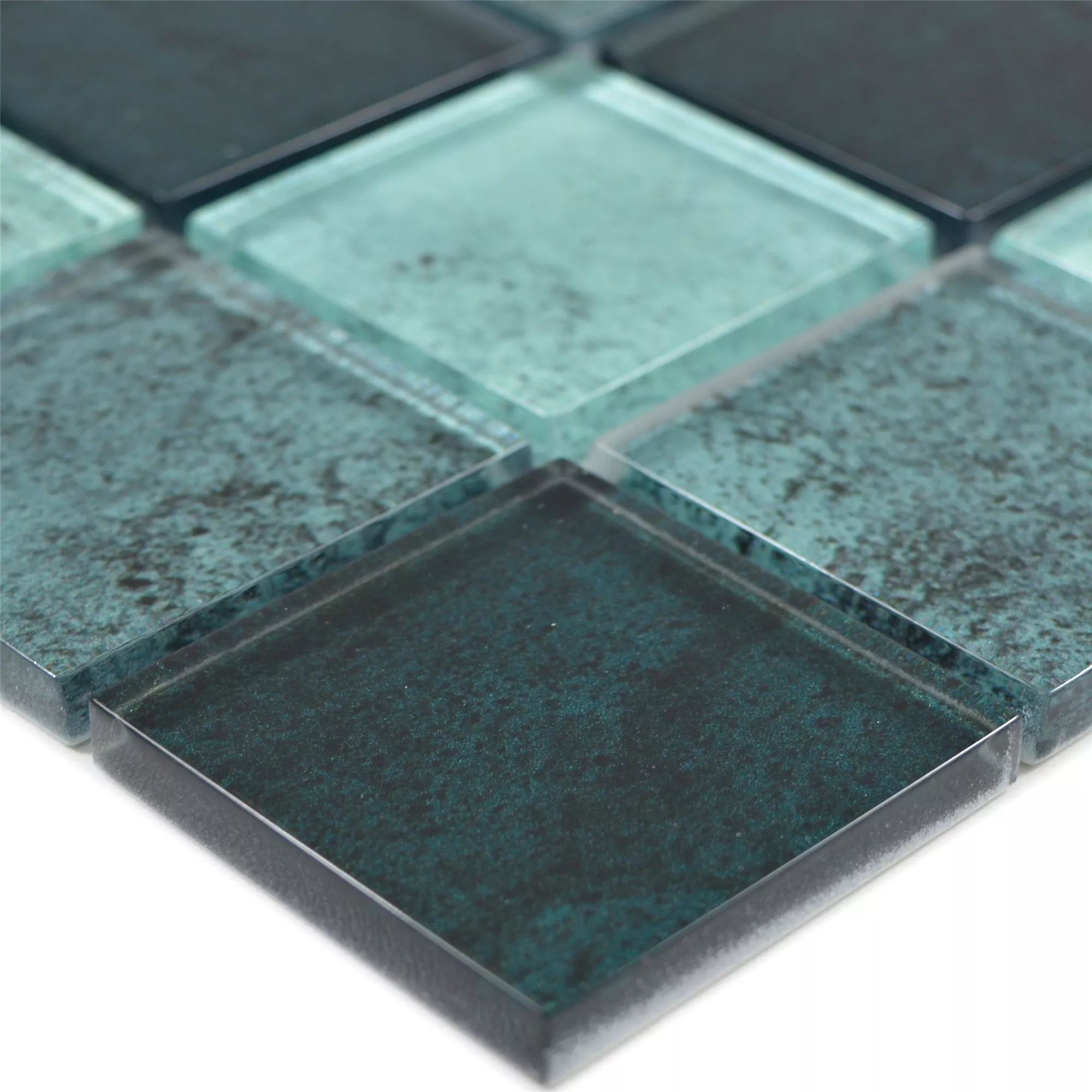Mosaico De Cristal Azulejos Mignon Petrol