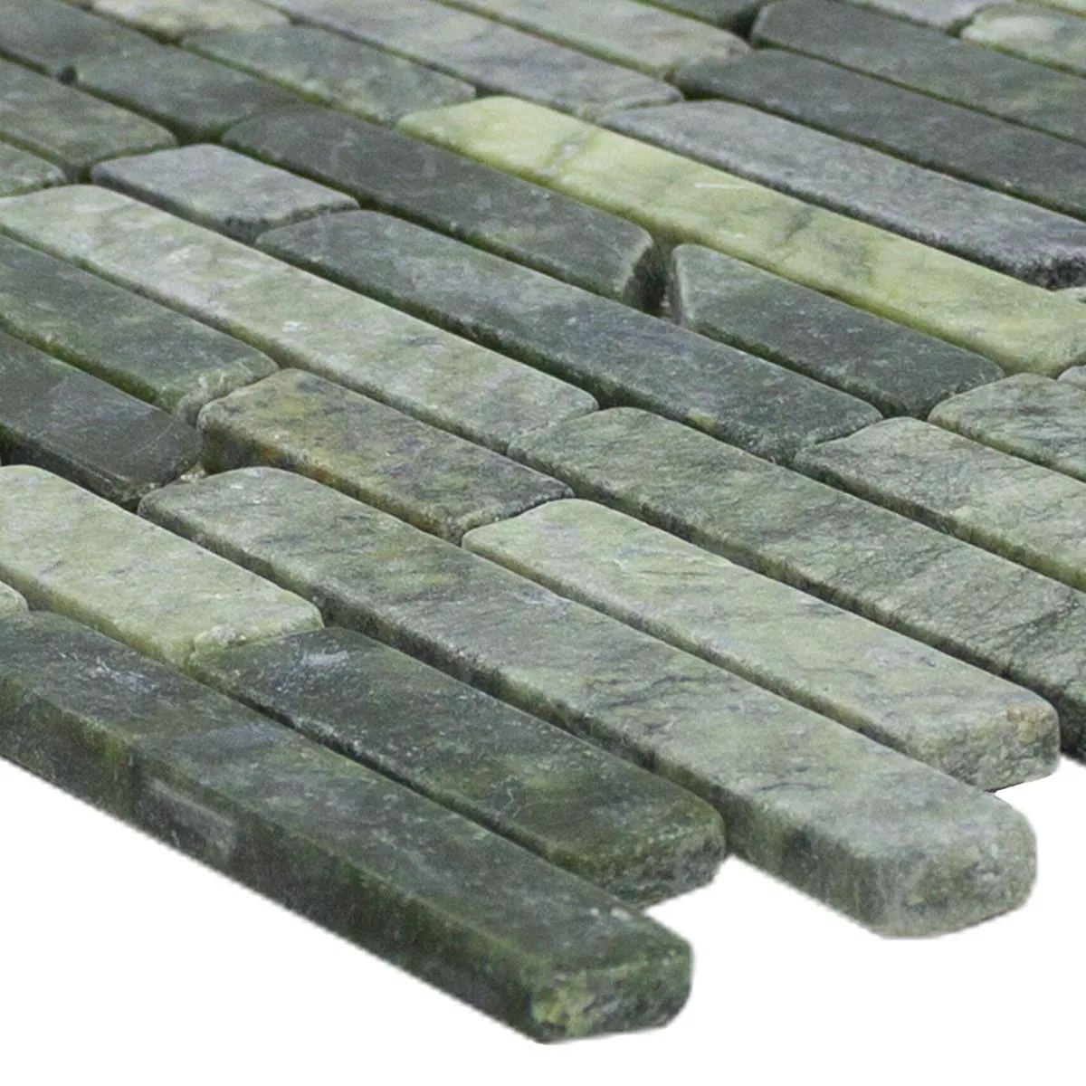 Azulejos De Mosaico Palillos Mali Verde Oscuro