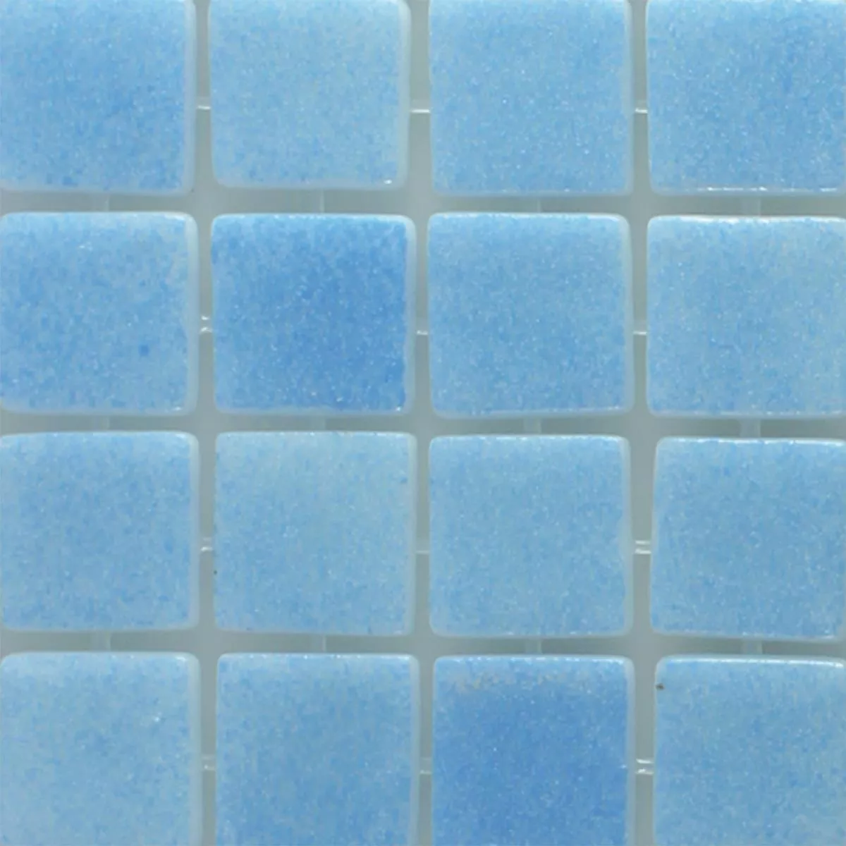 Muestra Cristal Piscina Mosaico Lagune R11C Azul Claro