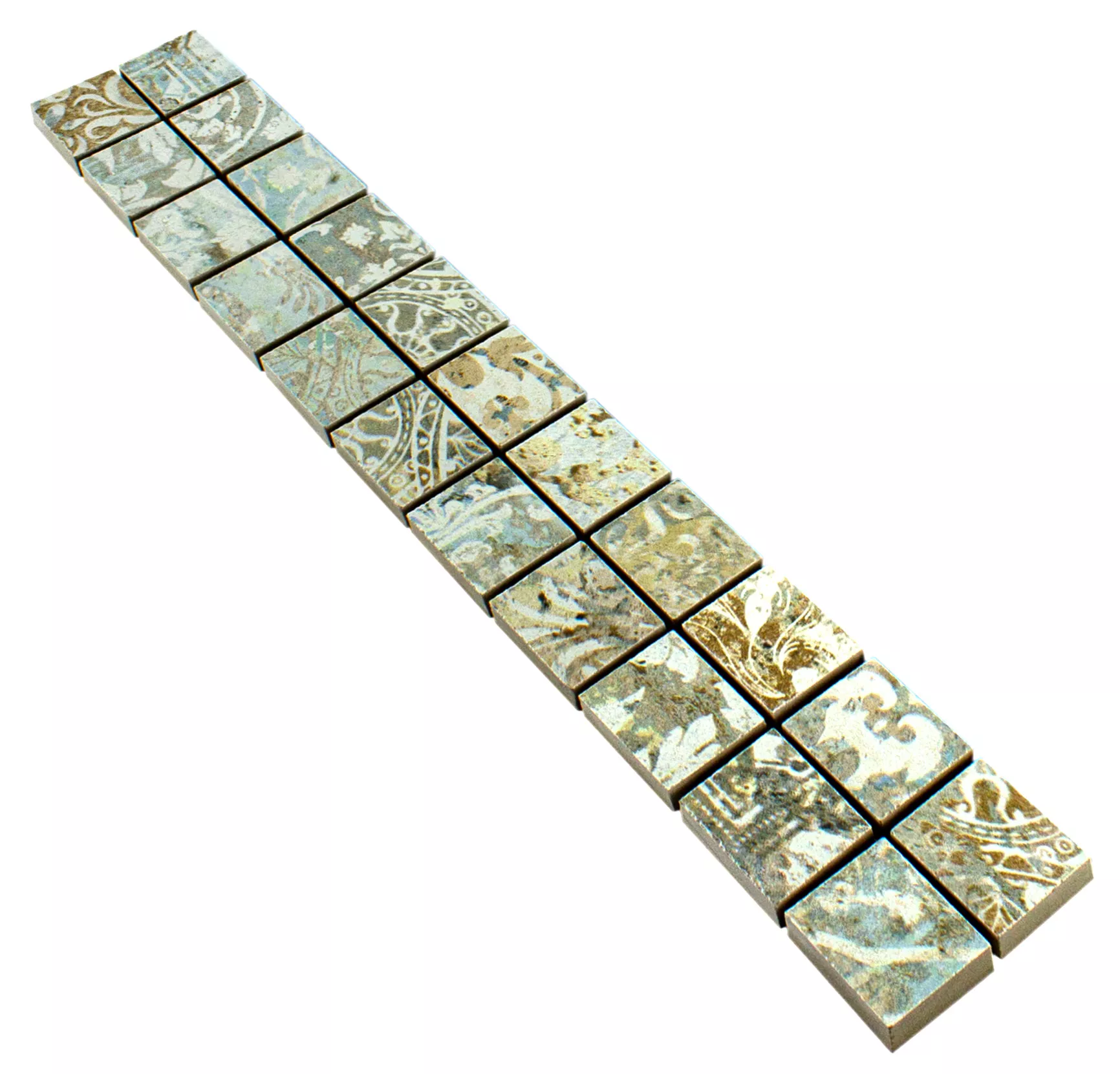 Azulejos De Gres Azulejos Borde Pelican Colorido 25x25mm