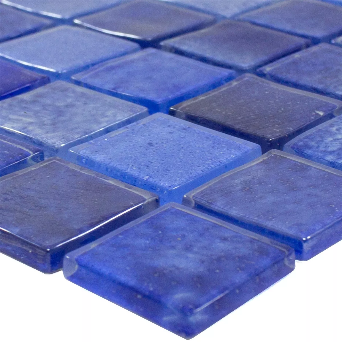 Mosaico de Cristal Ayanos Azul 23x23x4 mm