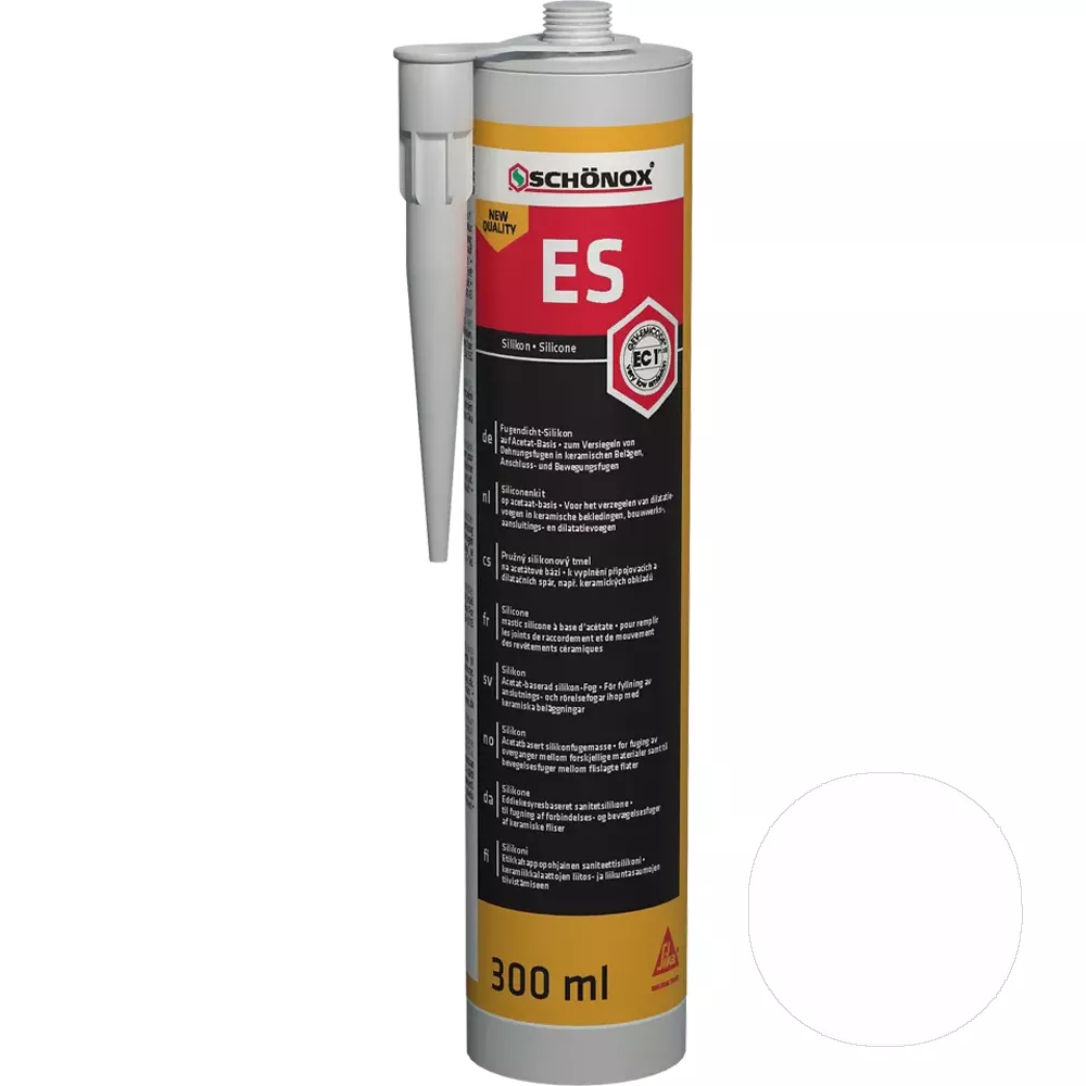 Silicona Transparente Para Sellado De Juntas Schönox ES (300 Ml)