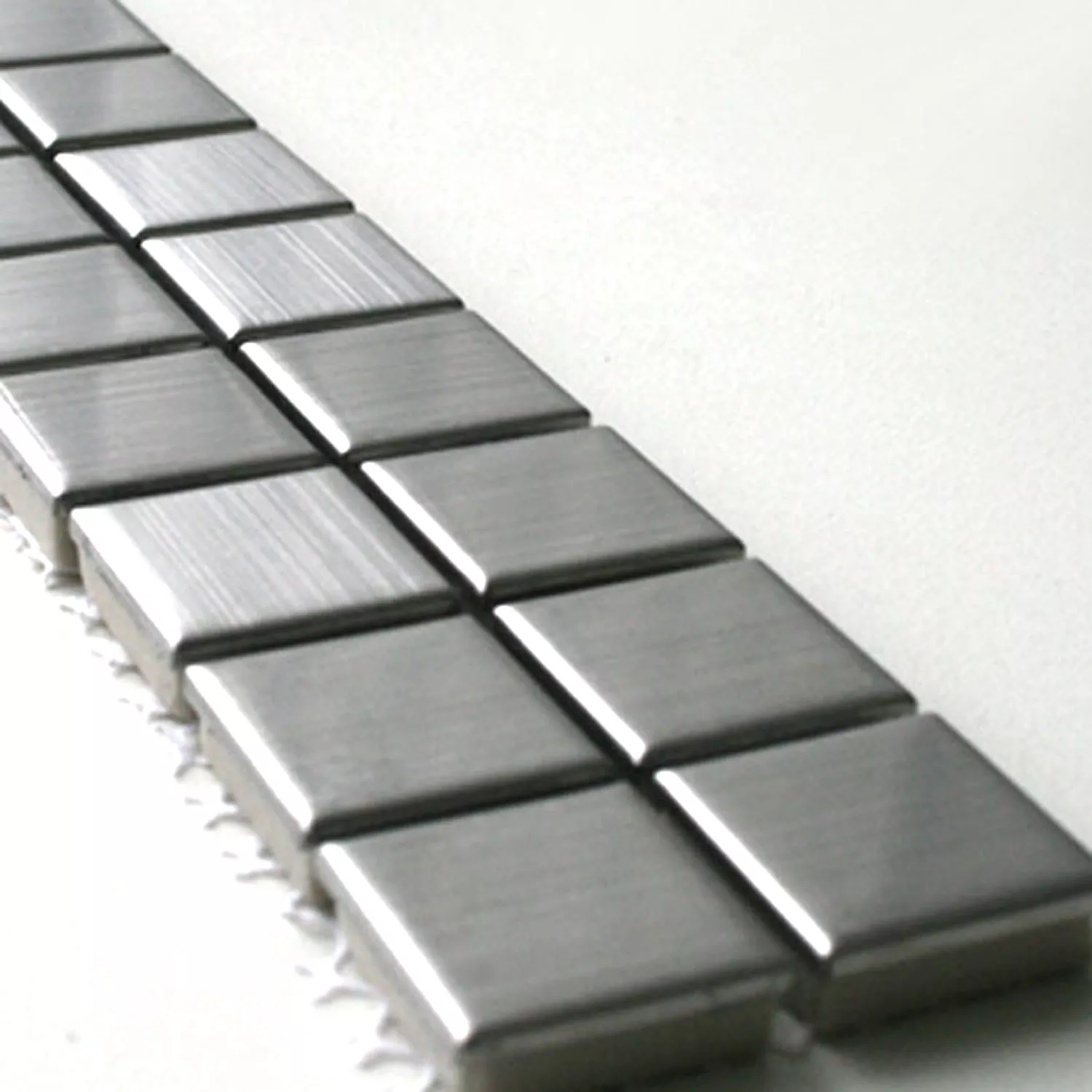Acero Inoxidable Borde 23x23x8mm