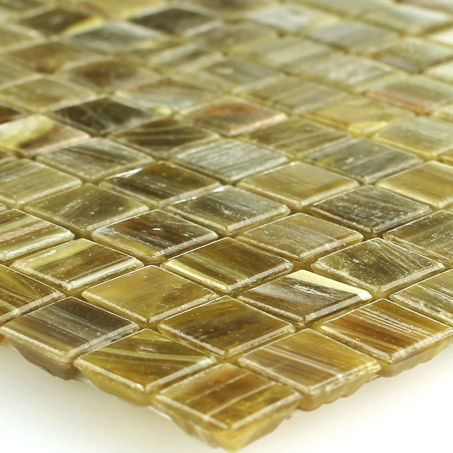 Azulejos De Mosaico Trend-Vi Cristal Brillante 279 20x20x4mm